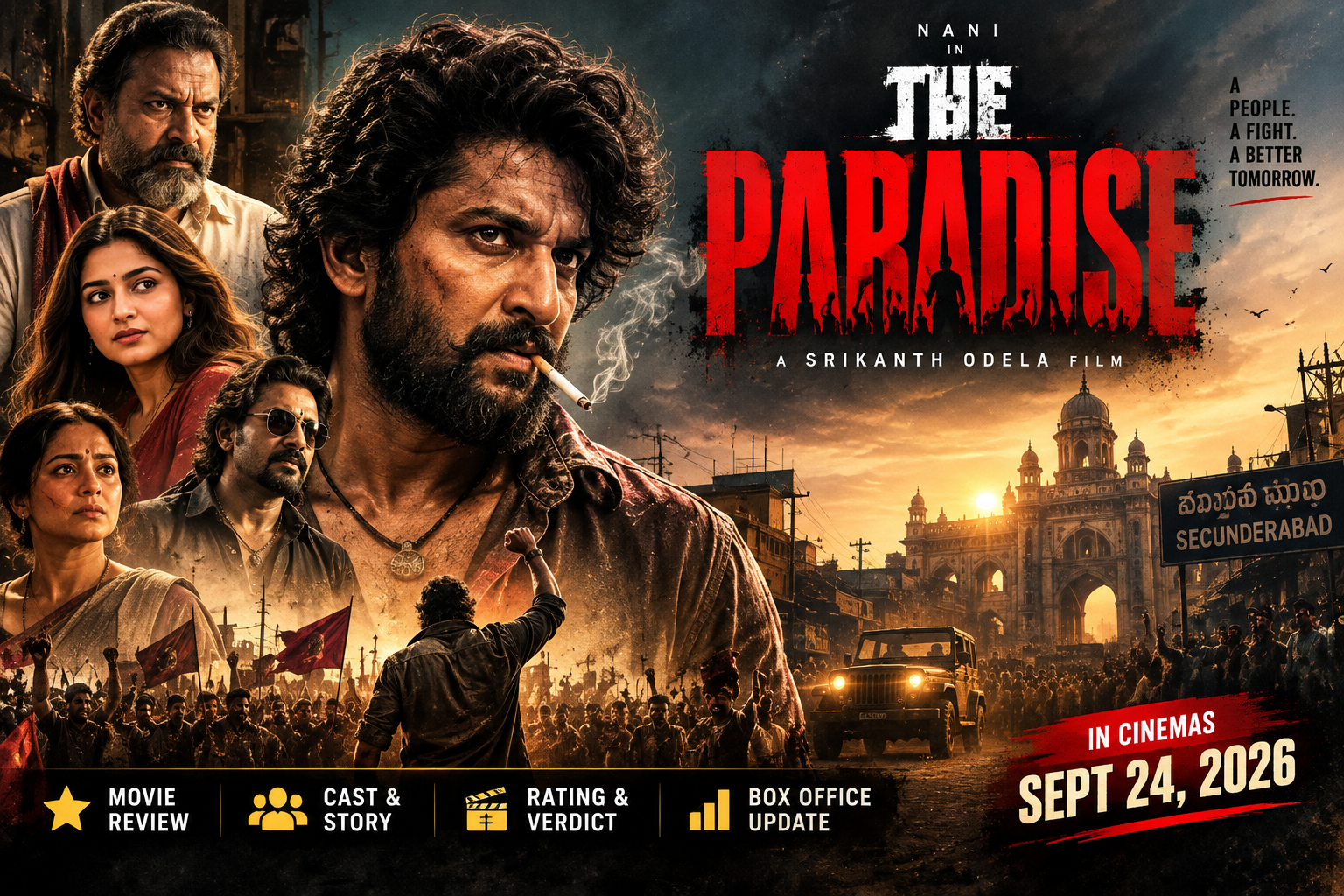 The Paradise Movie Review: Nani, Story, Cast, Rating & Box Office